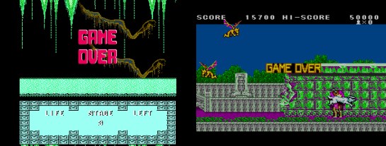 Altered Beast - Game Over