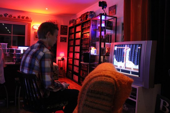 Björn Soraheart playing Ninja Spirit on PC Engine © x MissDeLuxe x