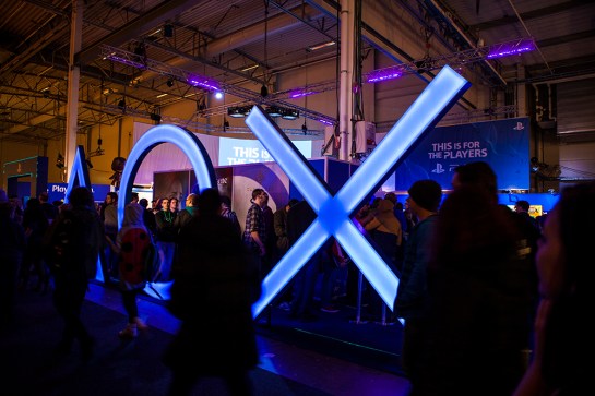 Playstation 4 stand at Gamex/Comic Con 2014