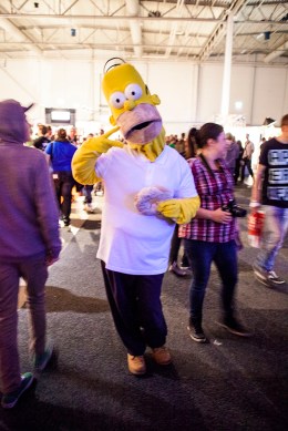 Home Simpson at Gamex/Comic Con 2014