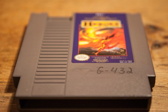 NES cart with permanent marker scribble - after NES-permanent-marker-after