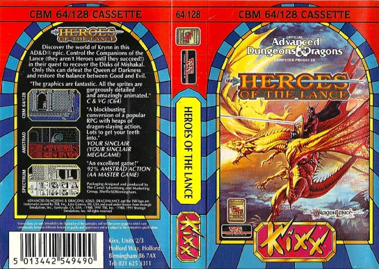 C64 - Heroes of the Lance Commodore-C64-Heroes-of-the-Lance_
