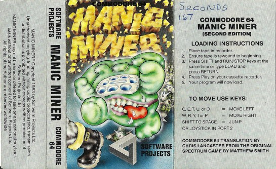 C64 - Manic Miner Commodore-C64-Manic-Miner