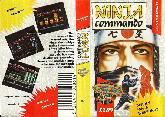 C64 - Ninja Commando Commodore-C64-Ninja-Commando_