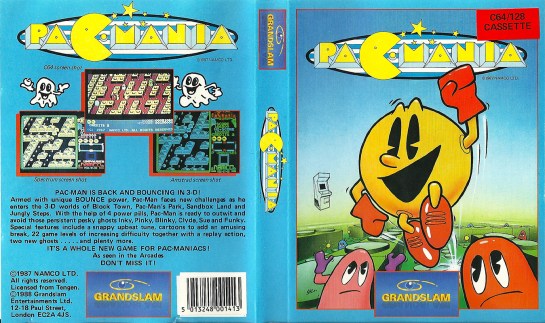 C64 - Pac-Mania Commodore-C64-Pac-Mania