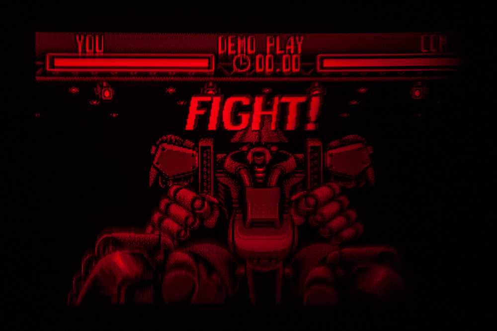 Virtual Boy Screenshot - Teleroboxer gameplay