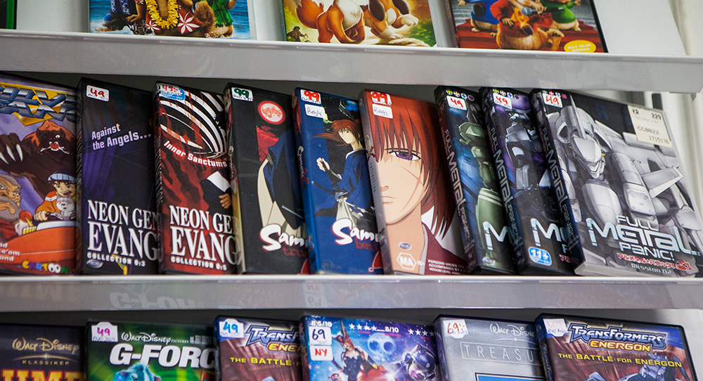 Anime movies at Backlist Halmstad