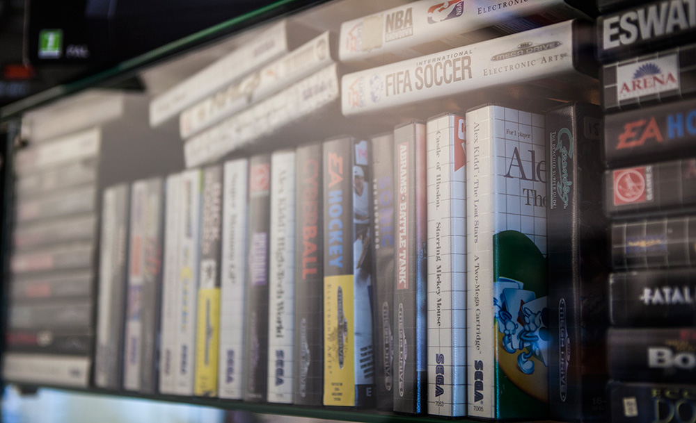 Sega Master System games at Blacklist Halmstad