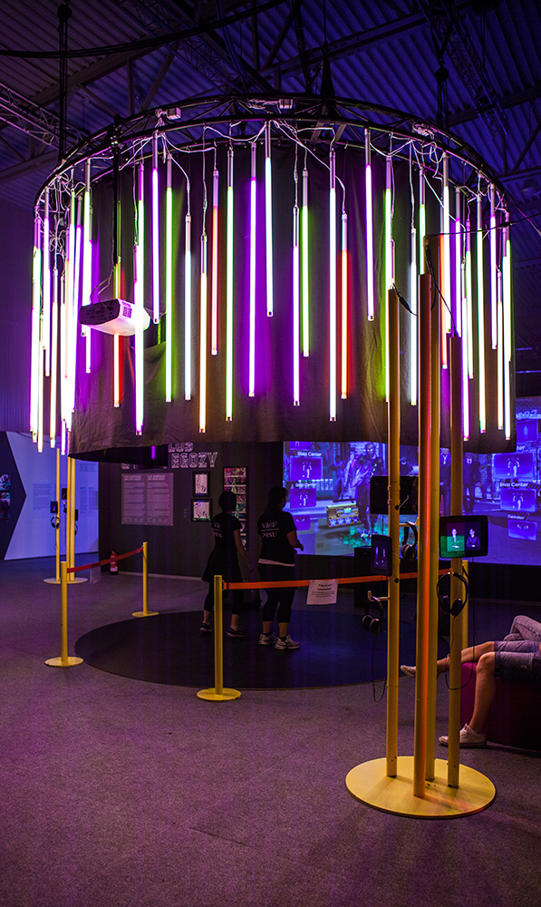 Dance stage at Game Masters