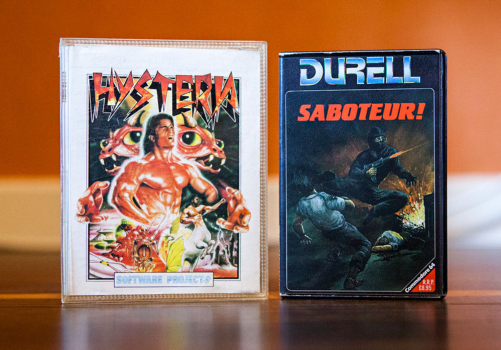 Hysteria & Saboteur! - C64