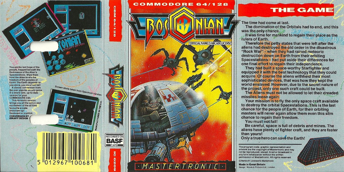 Bosconian 87 Full scan - C64