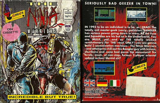 C64 - The Ninja Warriors C64 - The Ninja Warriors