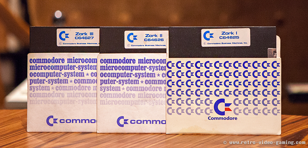 C64 Floppy Zork I, Zork II, Zork III