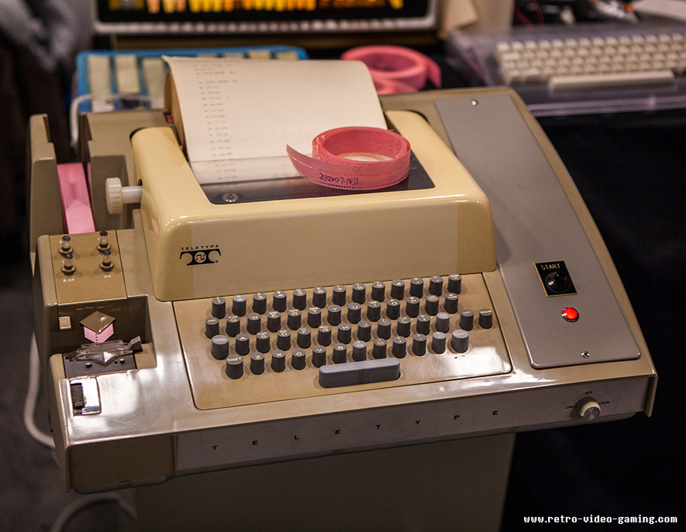 Teletype at Retro Gathering