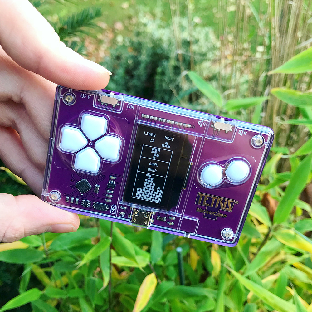 Arduboy Tetris Microcard Game Over