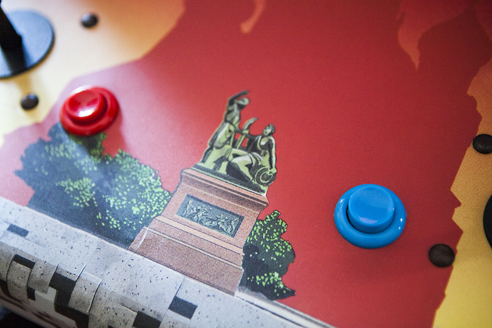 Atari Tetris Arcade buttons