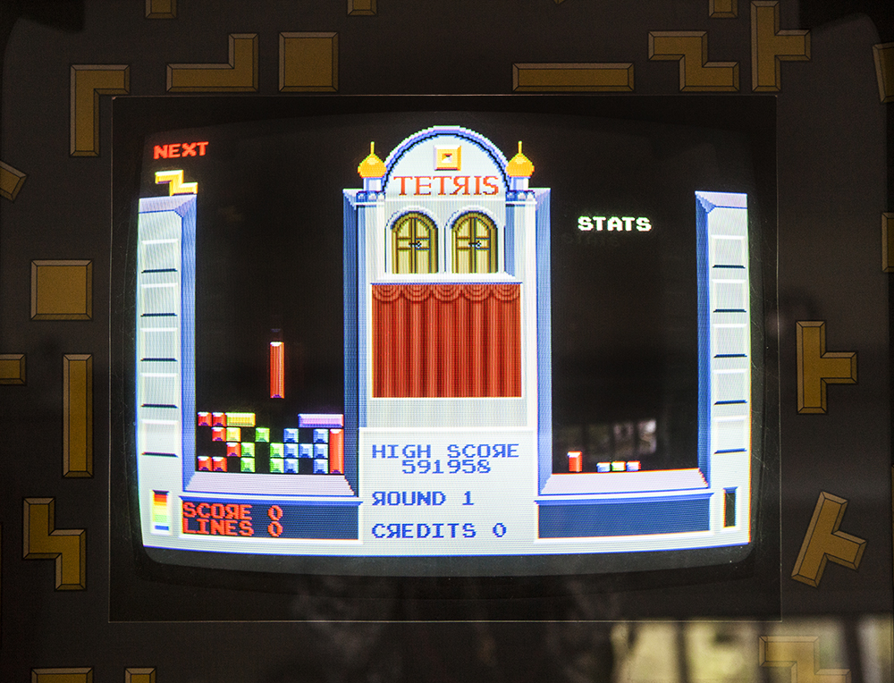Atari Tetris arcade gameplay
