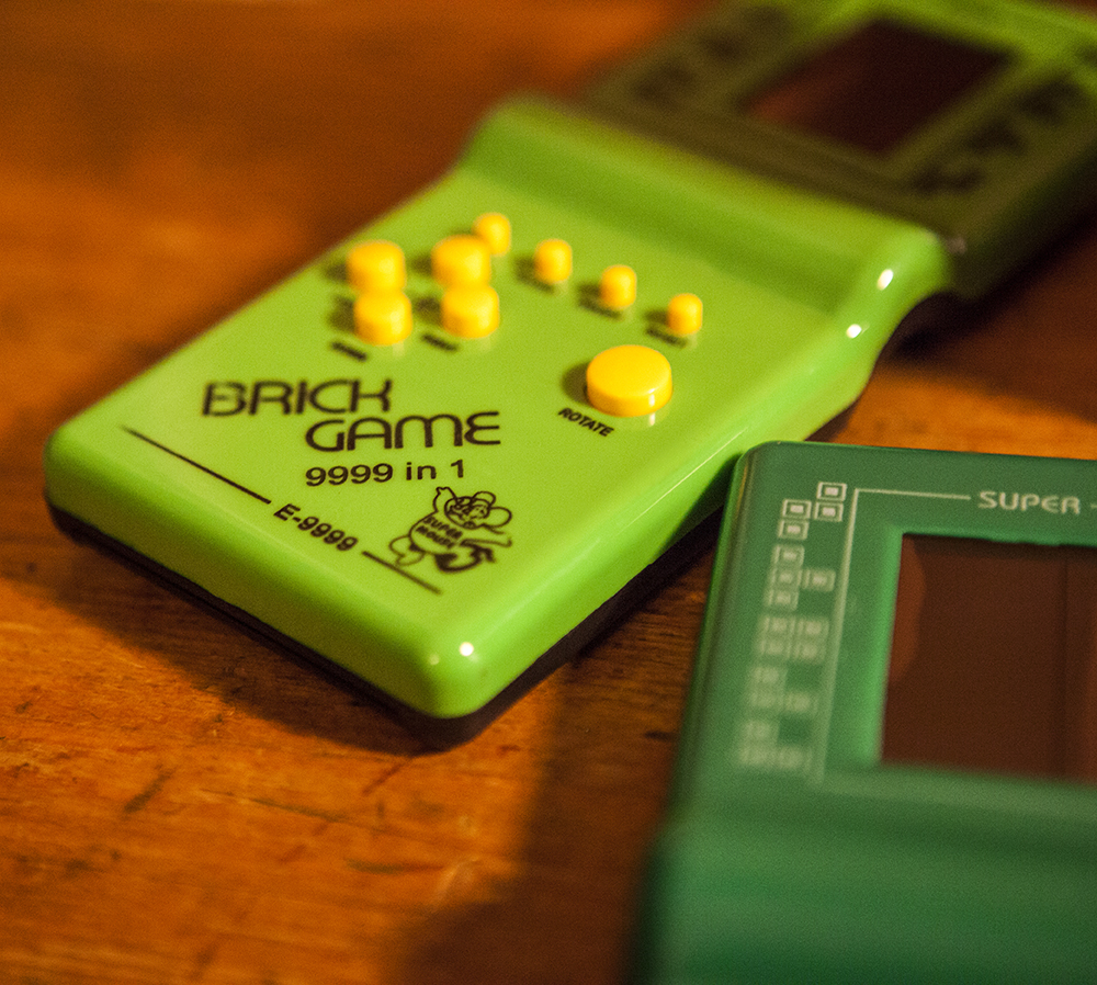 Brick Game 9999 in 1 light green Super Mouse