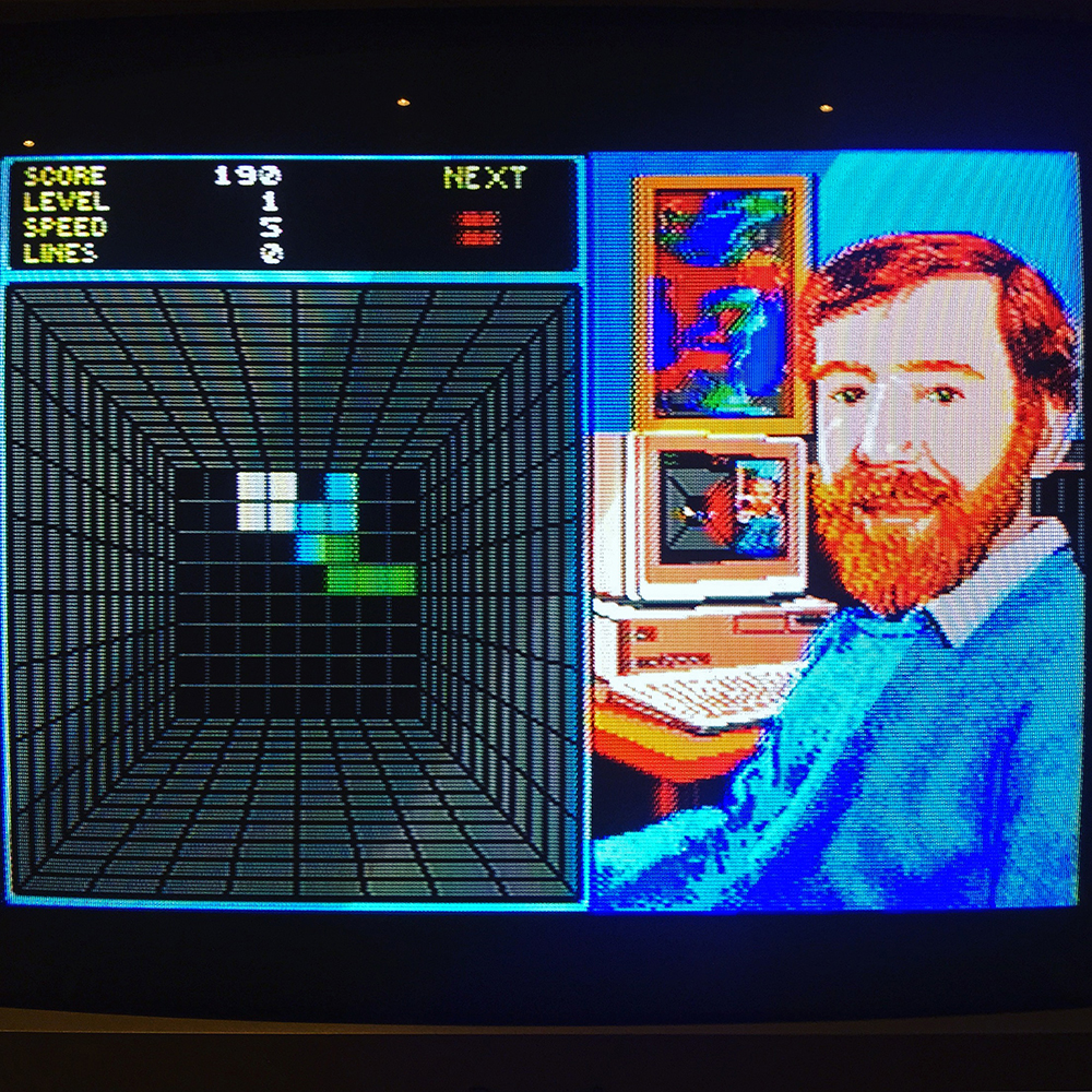 Welltris on Atari ST - Stage 5