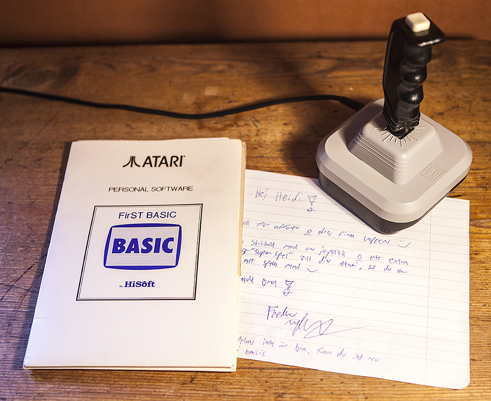 Atari ST Joystick and First Basic