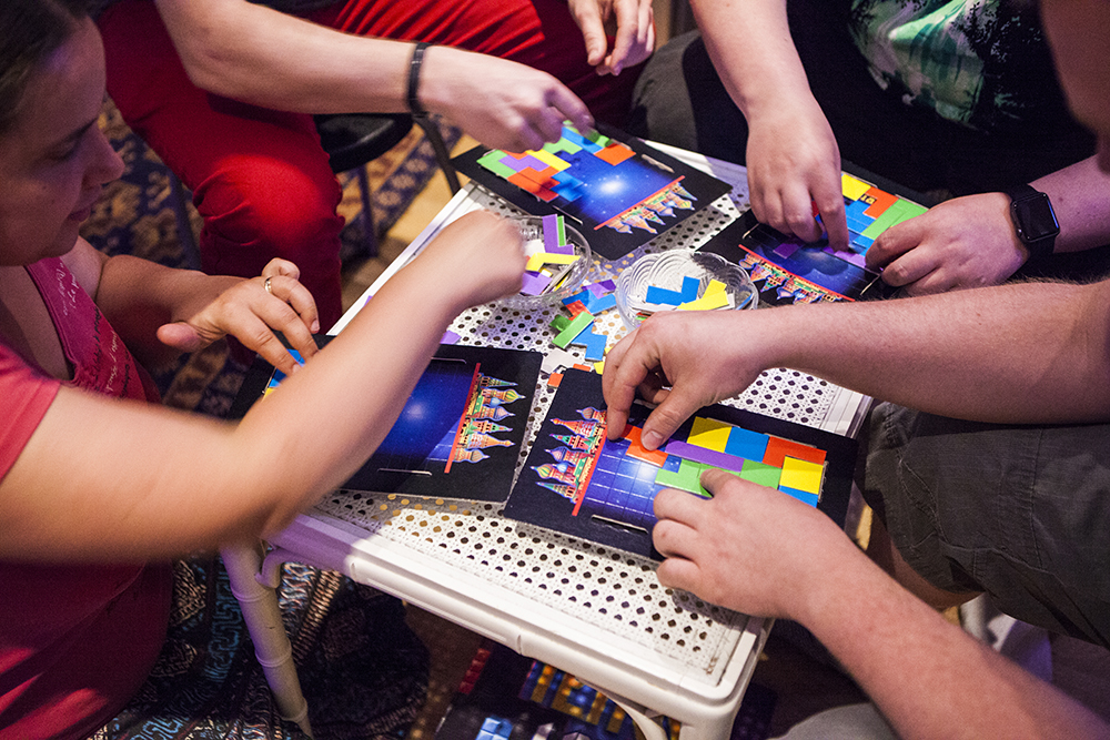 Tetris 4 player board game