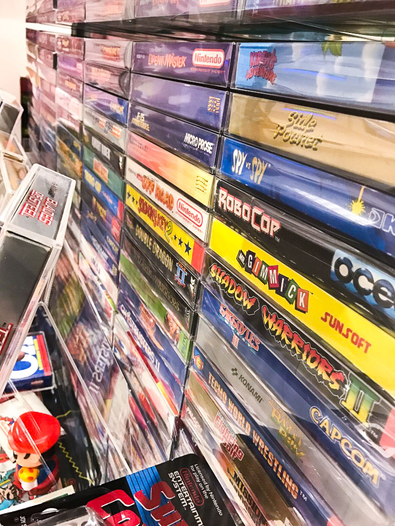 Complete NES Collection on display at Stockholms Gaming museum