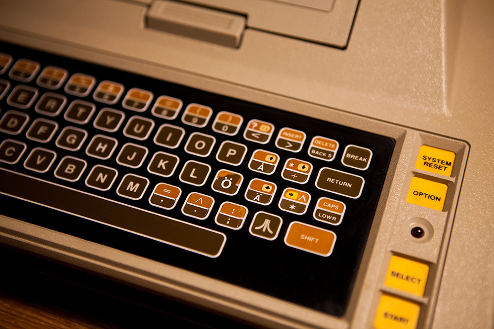 Atari 400 Swedish keyboard