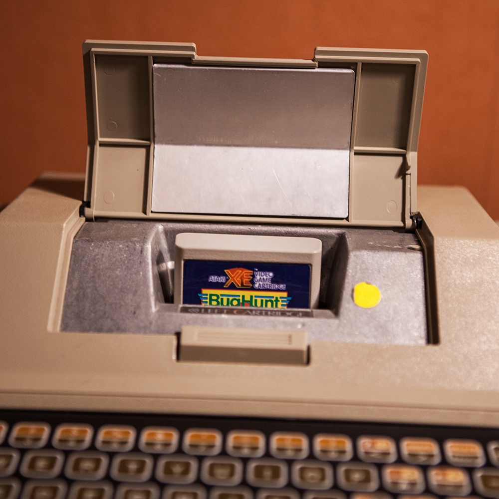 Atari 400 with Bug Hunt