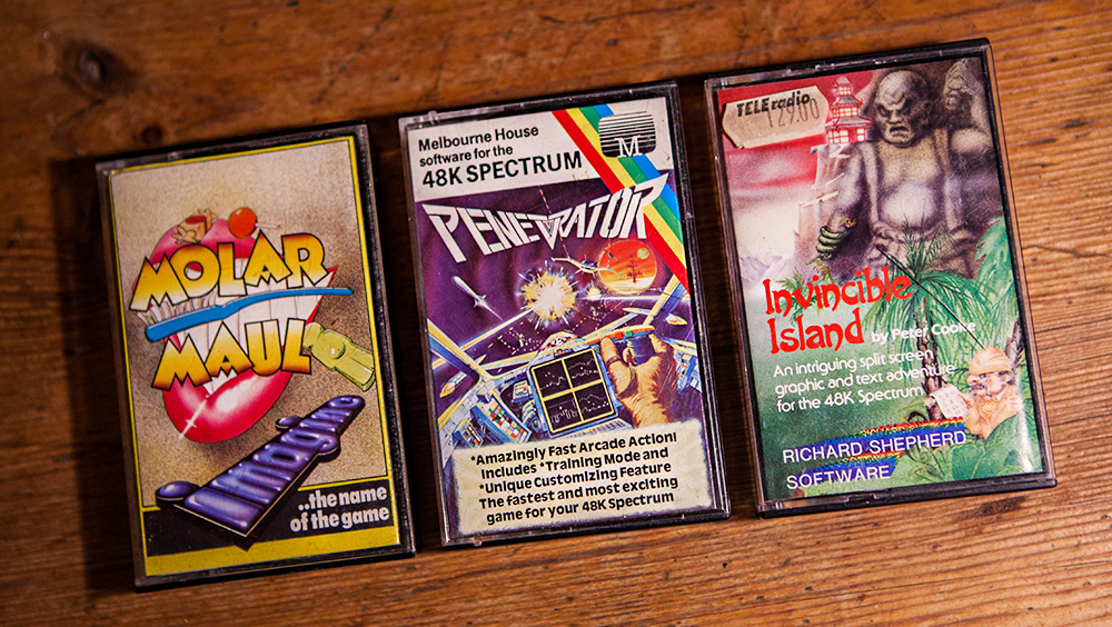 Molar Maul, Penetrator and Invincible Island for ZX Spectrum