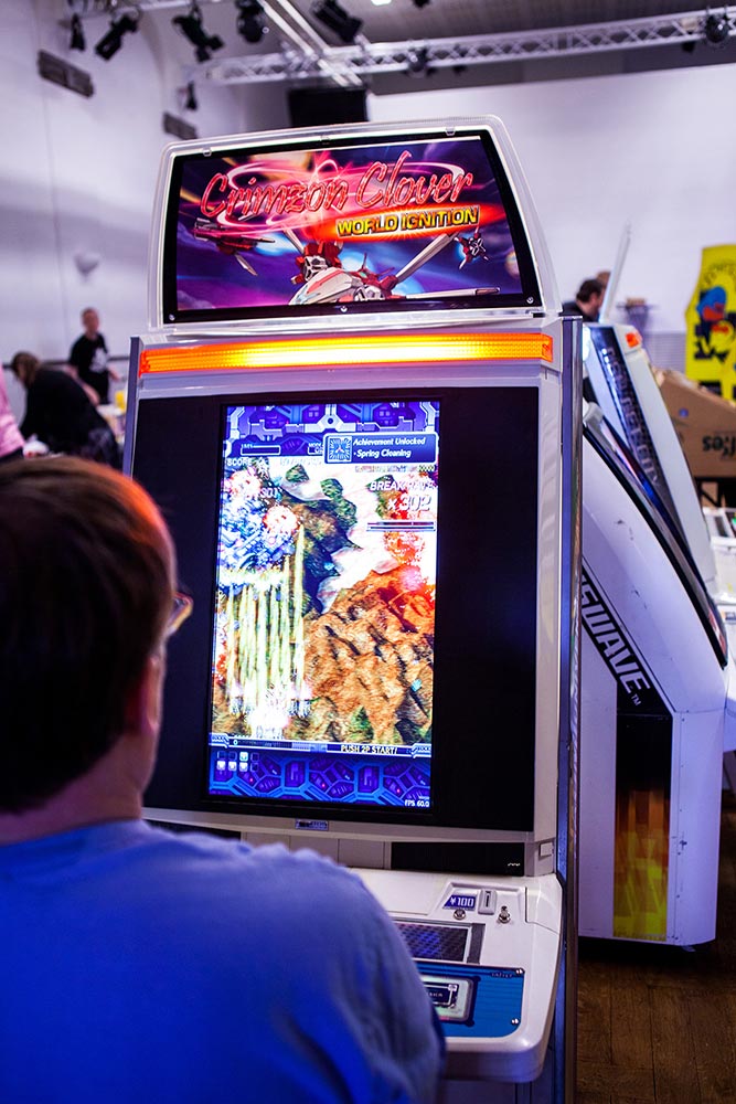 Bullet hell shmup on arcade