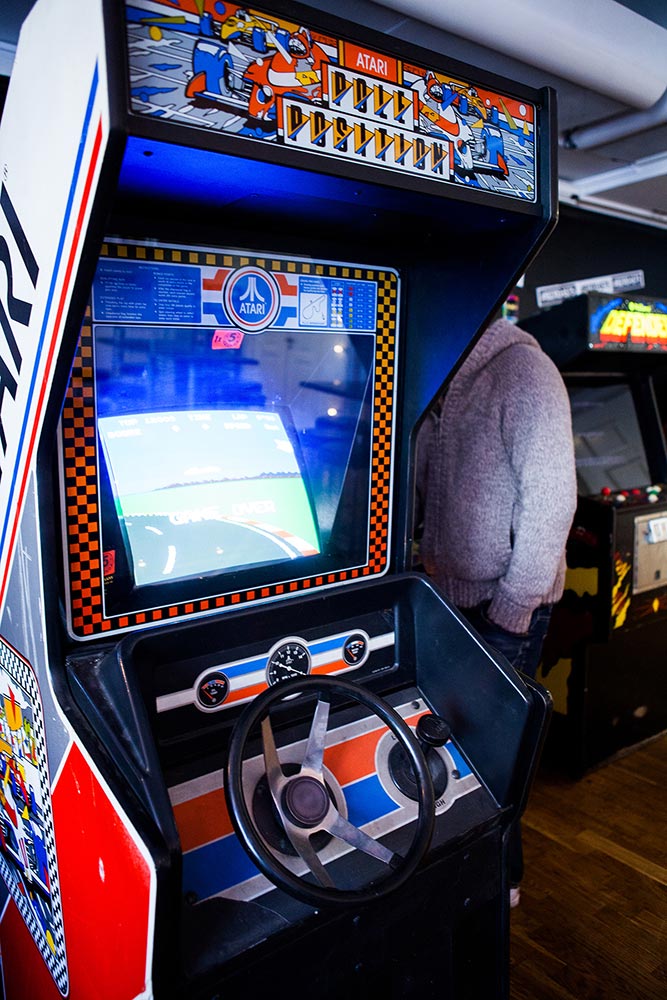 Pole Position arcade cabinet
