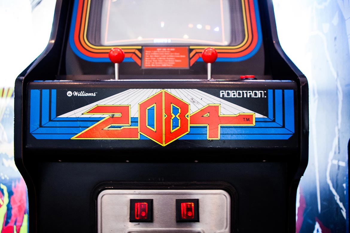 Robotron 2084 arcade cabinet