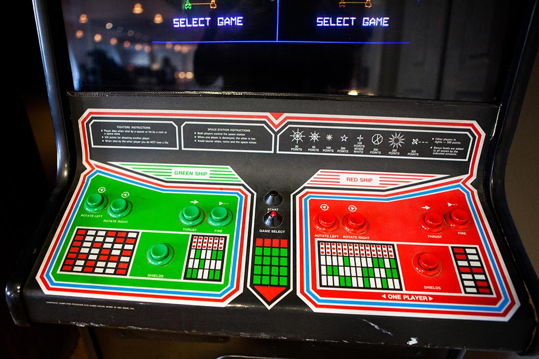 Space Duel arcade cabinet