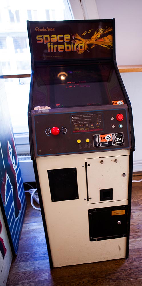Space Firebird arcade cabinet