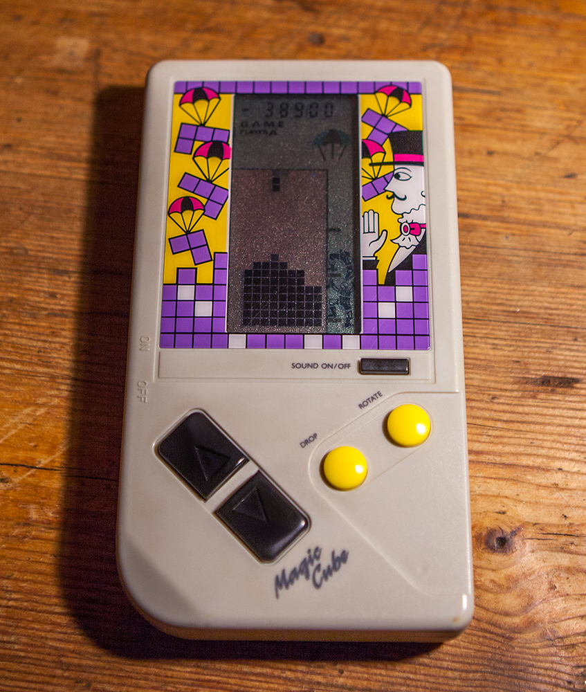 Magic Cube Tetris handheld Electronic Game