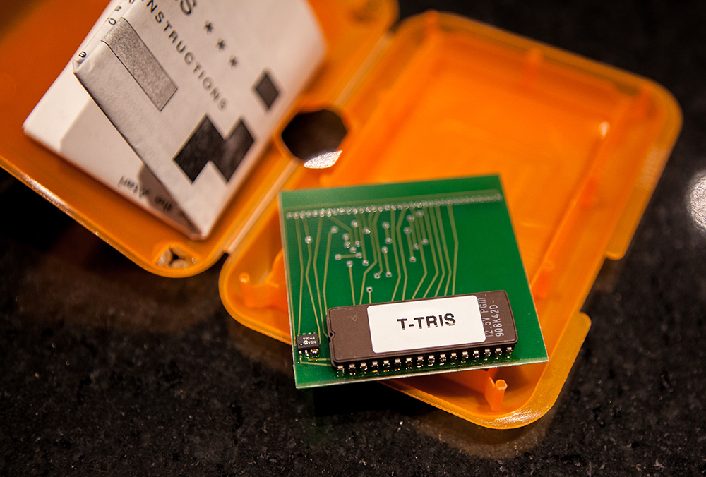 T-Tris on Atari Lynx - Tetris homebrew