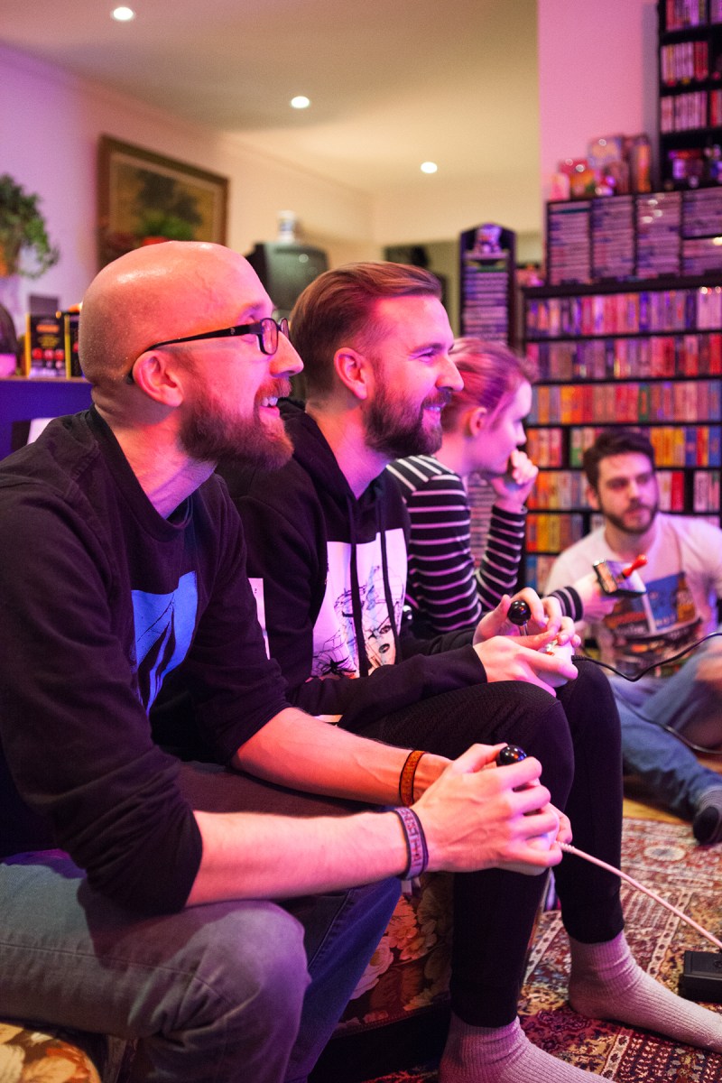 Finalists crossing the road in Freeway on Atari 2600