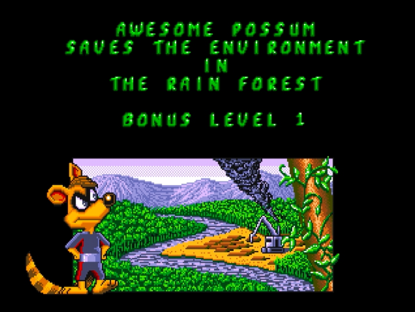 Awesome Possum save the rainforest! | Retro Video Gaming