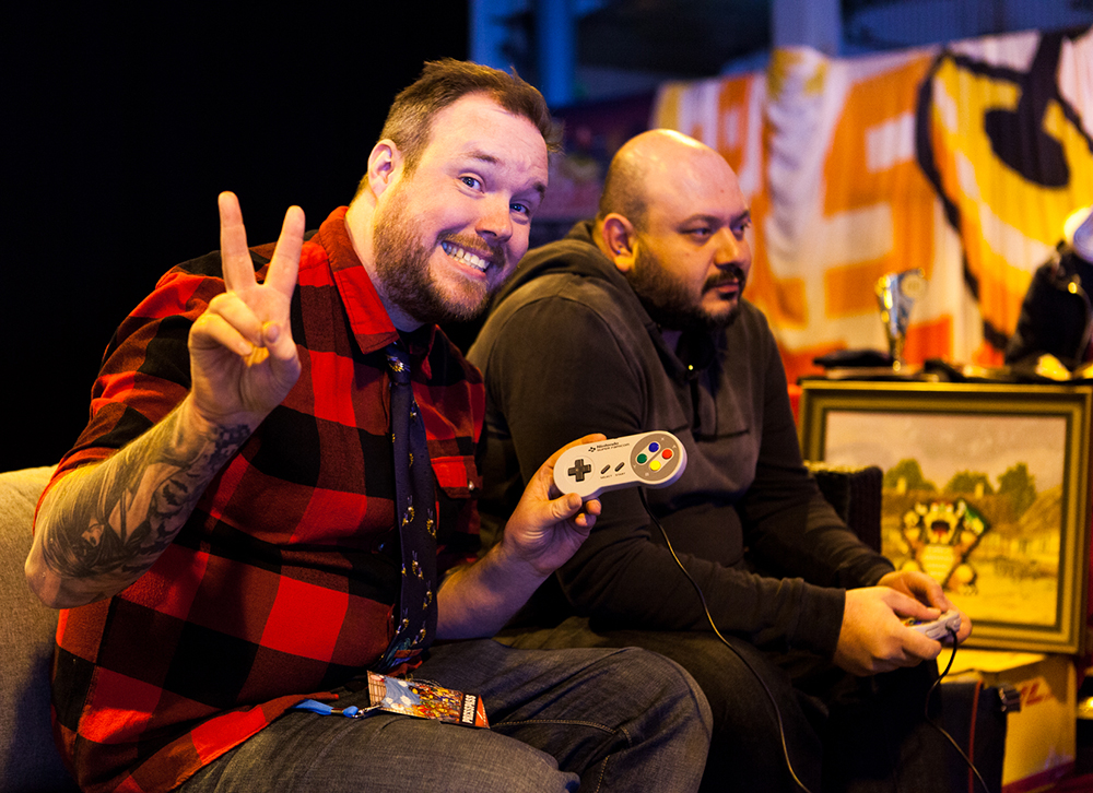 Hiro competing in Tetris at RSM