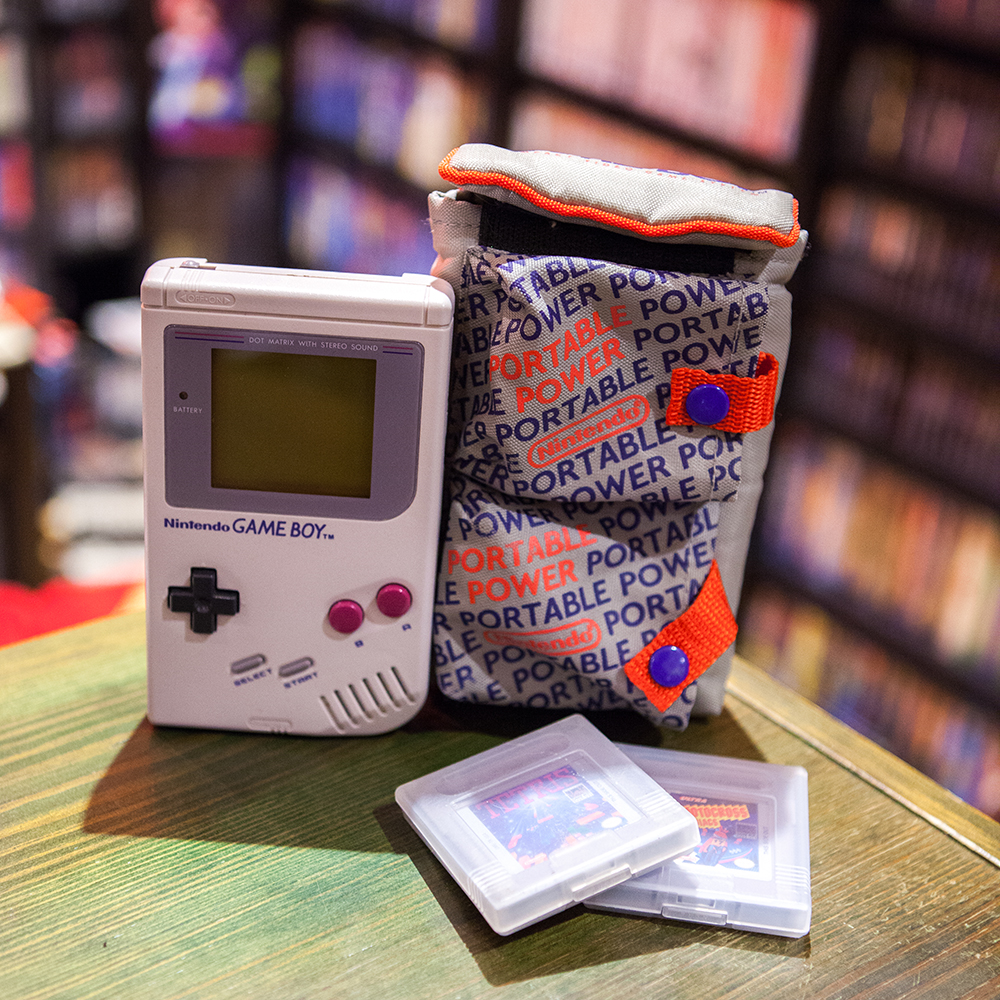 Nintendo Game Boy with case and games
