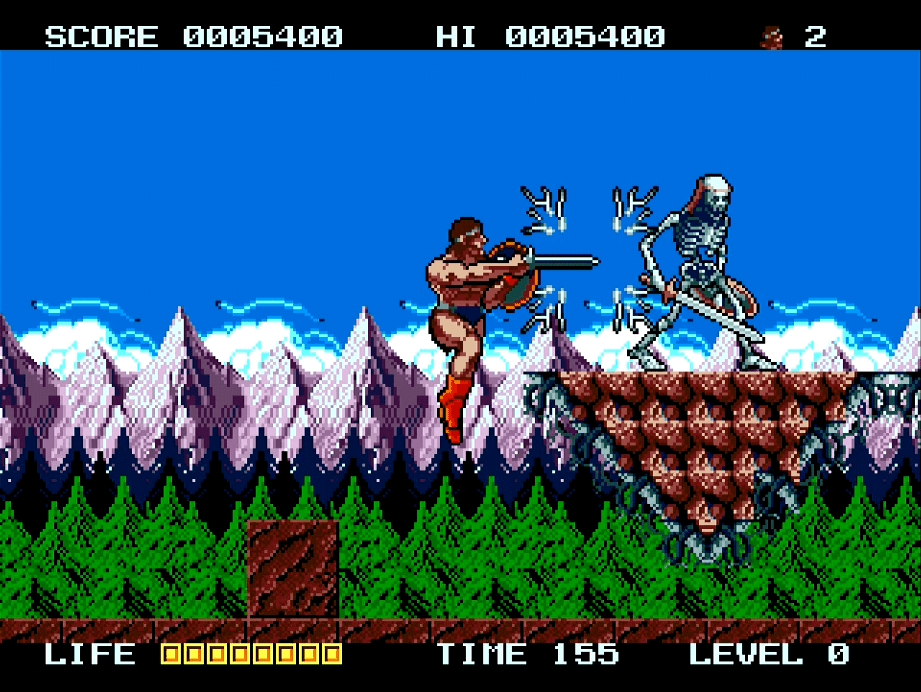 Rastan Saga II Jump attack!