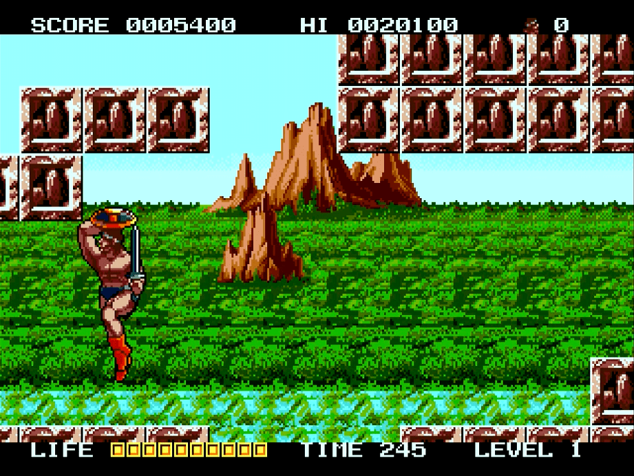 Rastan Saga II Shield jump!