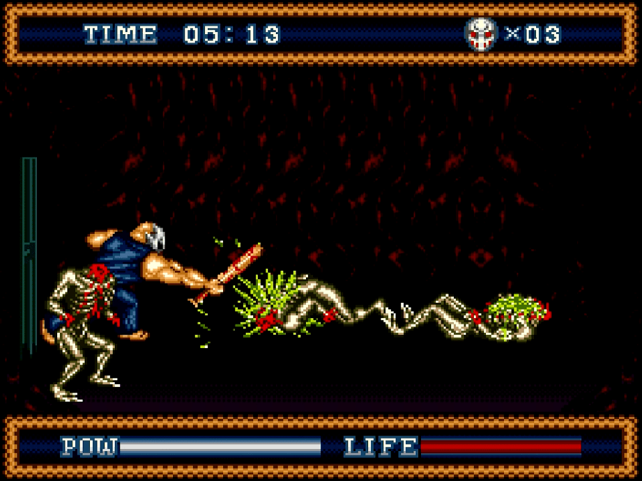 Splatterhouse Part 3 bat smack!
