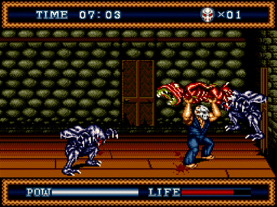 Splatterhouse Part 3 monster toss!