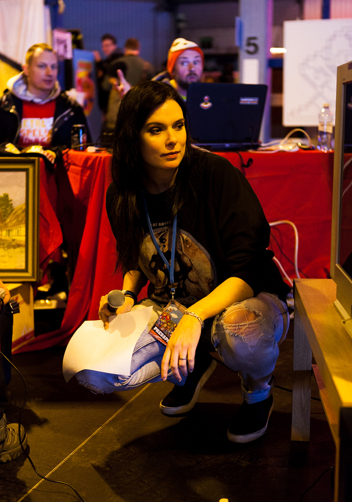 stopXwhispering hosting the Tetris competition