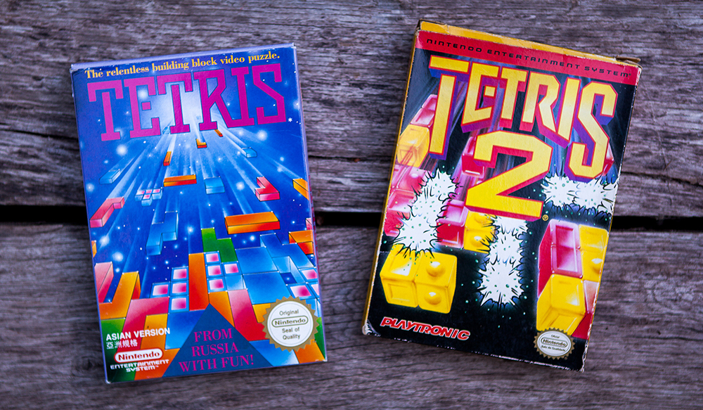 NES Tetris Asian Version and Tetris 2 Brasilian