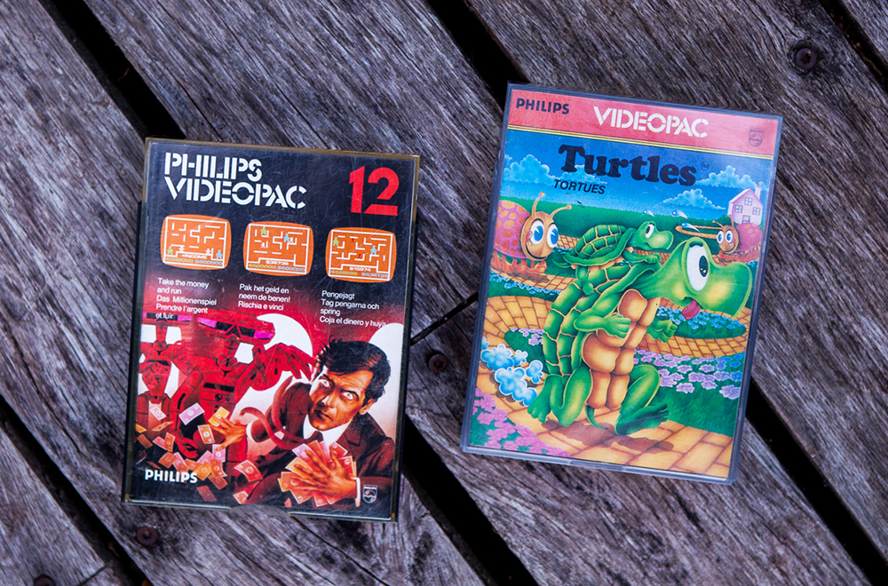 Philips Videopac 12 Take The Money and Run & 49 Turtles