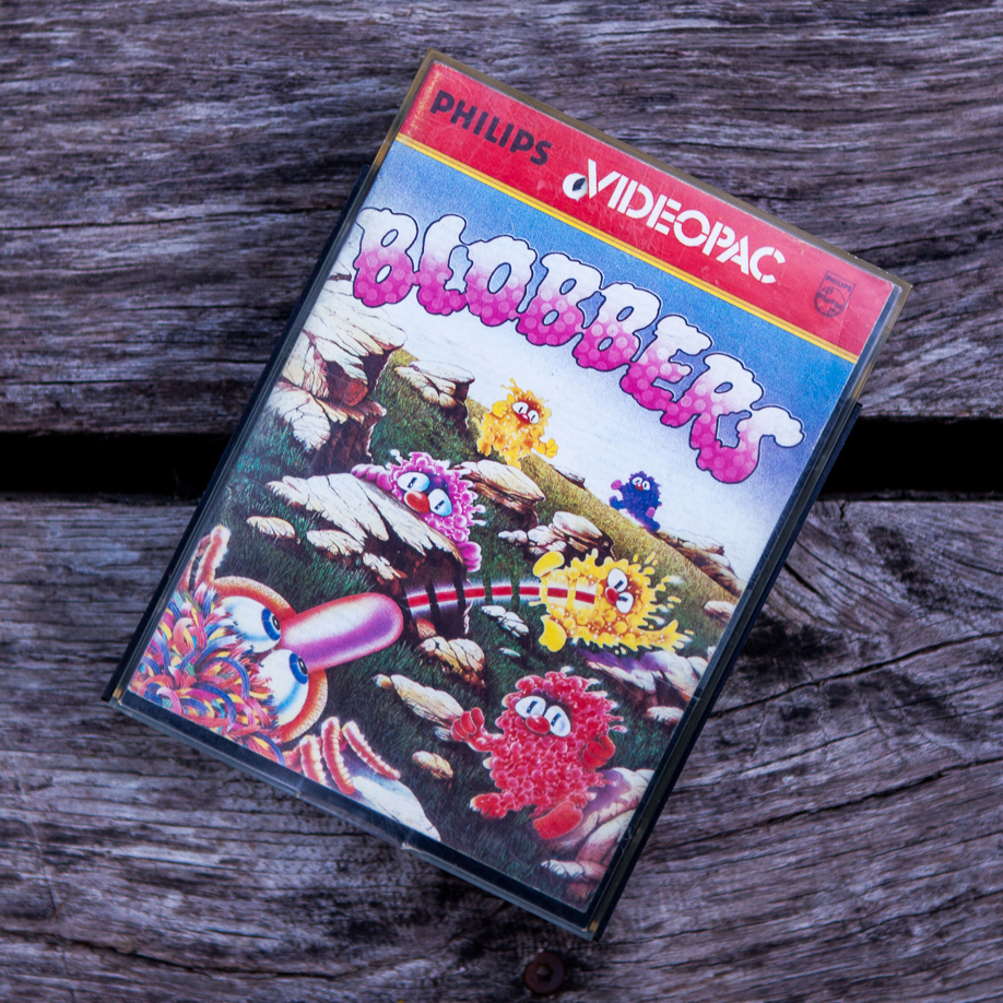 Philips Videopac Blobbers complete
